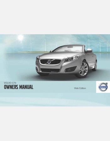 volvo c70 2012 owners manual rhd & lhd